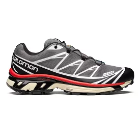 Salomon Men's XT-6 Pewter/Black/Red