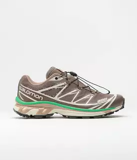 Salomon XT-6 Mindful 2 Shoes - Falcon / Almond Milk / Bright Green