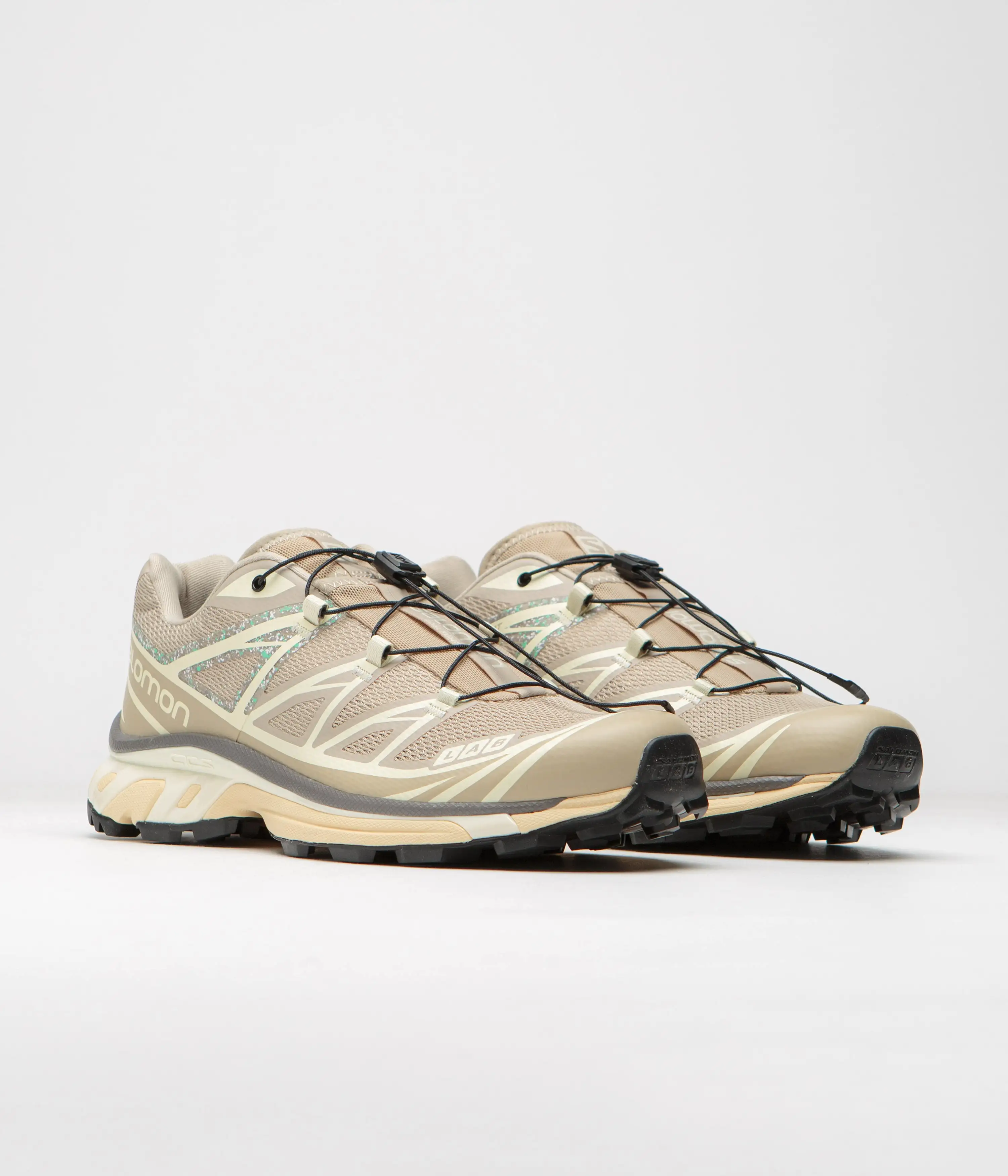 Salomon XT-6 Mindful 3 Shoes - White Pepper / Transparent Yellow / Falcon