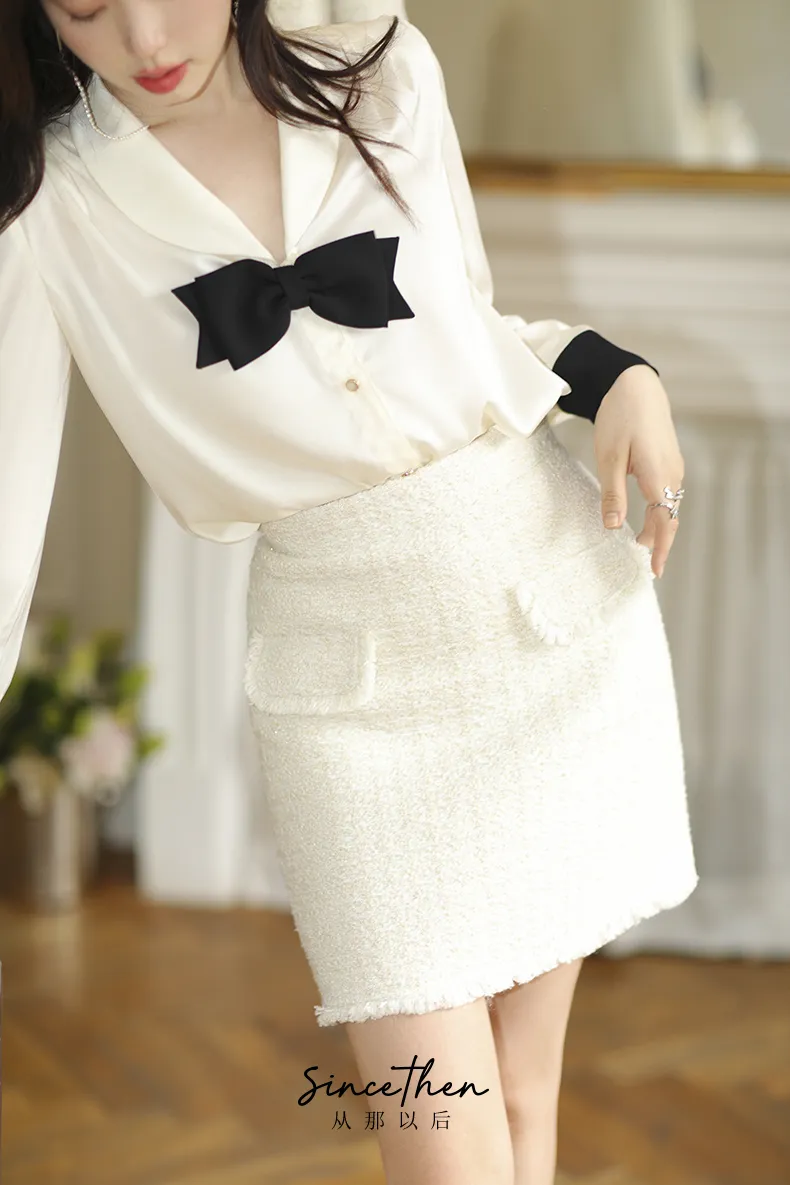 Since Then  |Casual Style Long Sleeves Plain Party Style Office Style