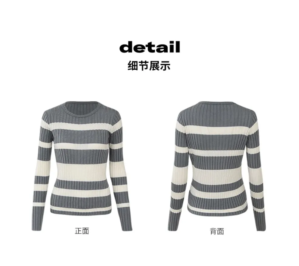 Since Then  |Stripes Casual Style Long Sleeves Party Style Office Style