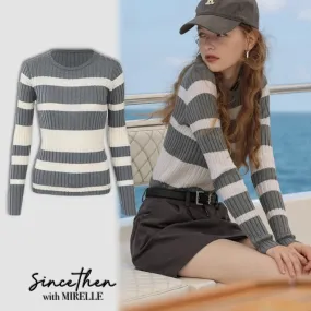 Since Then  |Stripes Casual Style Long Sleeves Party Style Office Style