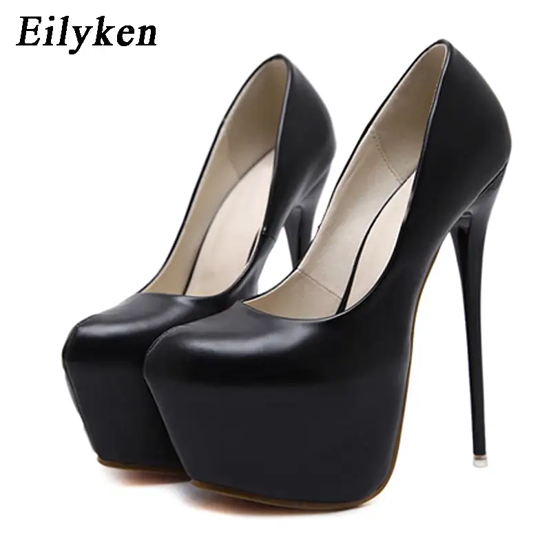 Spring Autumn Fashion Pumps Shoes Women High Heels Pumps 16cm Platform Shoes Sexy Wedding Shoes