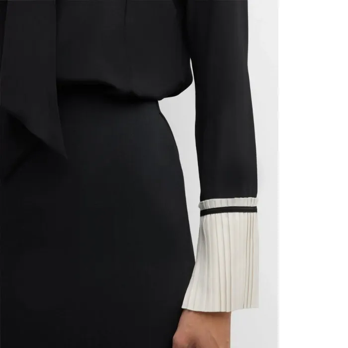 Victoria Beckham  |Silk Long Sleeves Plain Party Style Office Style