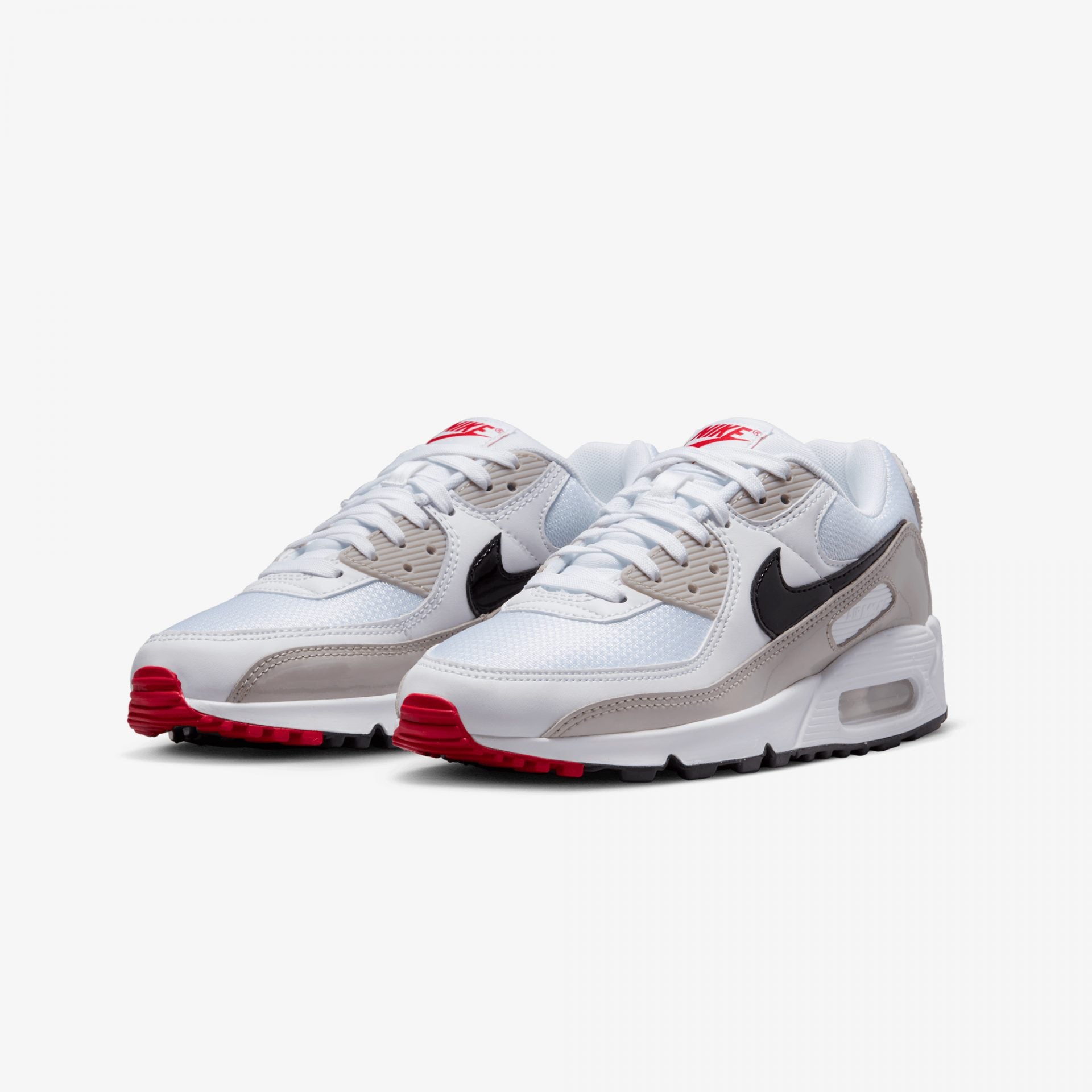 WMN'S AIR MAX 90 'WHITE/BLACK-LT IRON ORE'